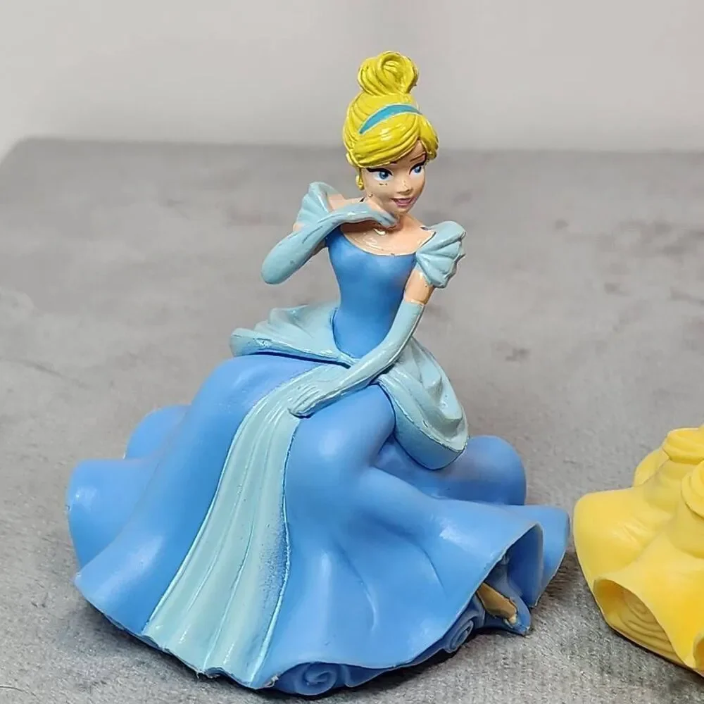 THREE DISNEY PRINCESS 3” FIGURE CAKE TOPPER DECOPAC